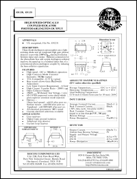 6N138 datasheet: 5V; 40mA high speed optically coupled isolator phototransistor output 6N138