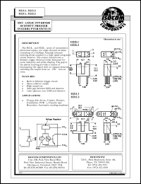 H21L1 datasheet: 6V, 50mA ISO-logic inverter schmitt trigger interrupter switch H21L1