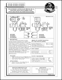 ISTS832S datasheet: 5V, 50mA transmissive opto-electronic dual channel slotted interrupter switches with transistor sensor ISTS832S