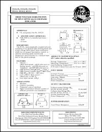 H11G3 datasheet: 3V, 60mA high voltage darlington output optically coupled isolator H11G3