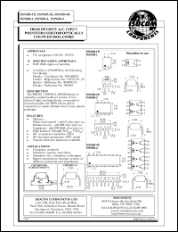 ISP620-1 datasheet: 6V; 50mA high density AC input phototransistor optically coupled isolator ISP620-1