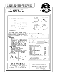 SFH601-5 datasheet: 6V; 60mA optically coupled isolator phototransistor output SFH601-5