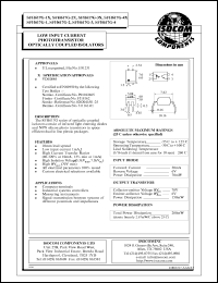 SFH617G-2 datasheet: 6V; 50mA optically coupled isolator SFH617G-2