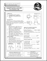 H11L3 datasheet: 6V; 60mA schmitt trigger optically coupled isolator H11L3