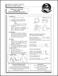 CNY75A datasheet: 6V; 60mA optically coupled isolator transistor output CNY75A