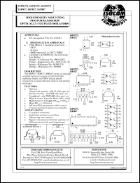 ISP817 datasheet: 7V high density mounting phototransistor optically coupled isolator ISP817