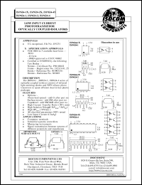 ISP624-1 datasheet: 6V; 50mA phototransistor optically coupled isolator ISP624-1