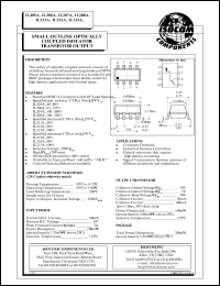 IL207A datasheet: 6V; 60mA small outline optically coupled isolator transistor output IL207A