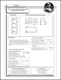 ISQ203BI datasheet: Optically coupled isolator transistor output ISQ203BI