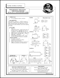 TLP321 datasheet: 6V; 50mA optically coupled isolator TLP321