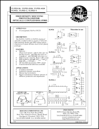 TLP521 datasheet: 5V; 50mA optically coupled isolator TLP521