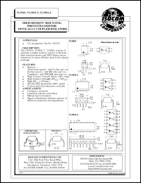 TLP621 datasheet: 6V; 50mA optically coupled isolator TLP621