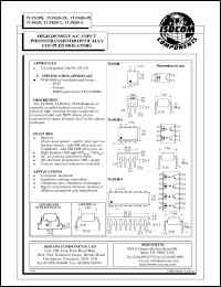 TLP620-4 datasheet: 6V; 50mA optically coupled isolator TLP620-4