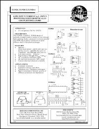 TLP626 datasheet: 6V; 50mA optically coupled isolator TLP626