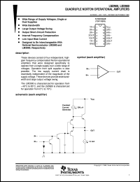 LM3900D datasheet:  QUADRUPLE OPERATIONAL AMPLIFIER LM3900D
