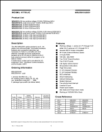 MSU2051C40 datasheet: 40 MHz 4 KB internal ROM MCU MSU2051C40