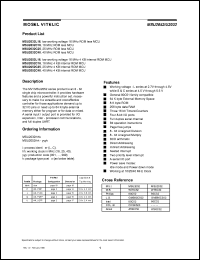 MSU2032L16 datasheet: Low working voltage 16 MHz ROM less MCU MSU2032L16