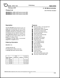 MSU2956C24 datasheet: 24 MHZ 24 KB internal memory MCU MSU2956C24