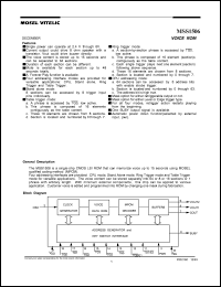 MSS1506 datasheet: 2.4-6V 15 voice VROM MSS1506