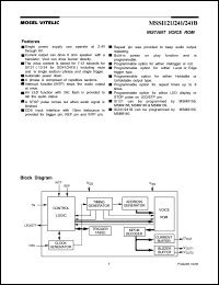 MSSI241 datasheet: 2.4-6V instant voice ROM MSSI241