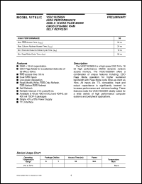 V53C16258SHK50I datasheet: High performance 256K x 16 EDO page mode CMOS dynamic RAM with optional self refresh V53C16258SHK50I