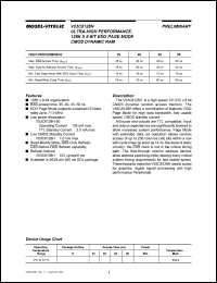 V53C8128HK35 datasheet: Ultra-high performance 128K x 8bit fast page mode CMOS dynamic RAM V53C8128HK35