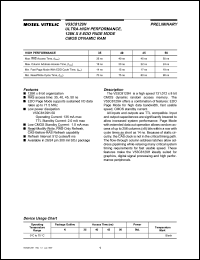 V53C8129HK35 datasheet: Ultra-high performance 128K x 8bit fast page mode CMOS dynamic RAM V53C8129HK35