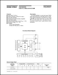 V62C2804096L-70T datasheet: 512K x 8 CMOS static RAM V62C2804096L-70T