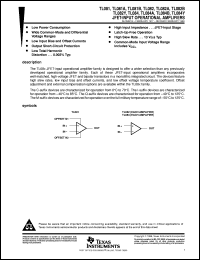 TL081CP datasheet:  JFET-INPUT GENERAL-PURPOSE OPERATIONAL AMPLIFIER TL081CP