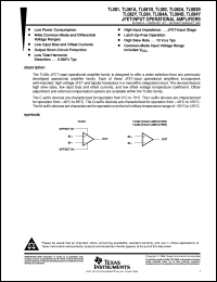 TL081ACDR datasheet:  JFET-INPUT OPERATIONAL AMPLIFIER TL081ACDR