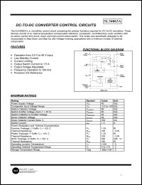 SL34063AP1 datasheet: DC-to-DC converter control circuit SL34063AP1