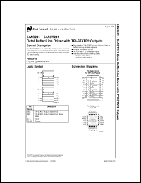 JM38510R75704BS datasheet: Octal Buffer/Line Driver with TRI-STATE Outputs JM38510R75704BS