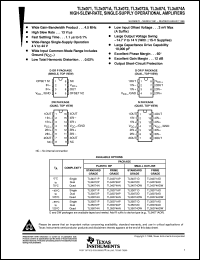 TL34072AP datasheet:  HIGH-SLEW-RATE, SINGLE-SUPPLY OPERATIONAL AMPLIFIER TL34072AP