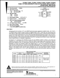 TLC070CDR datasheet:  SINGLE WIDE-BANDWIDTH HIGH-OUTPUT-DRIVE OP AMP W/SHUTDOWN TLC070CDR