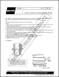 LC7815 datasheet: 2-pole 4-position analog function switch LC7815