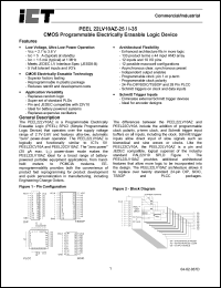 PEEL22LV10AZTI-35 datasheet: 35ns CMOS programmable electrically erasable logic device PEEL22LV10AZTI-35