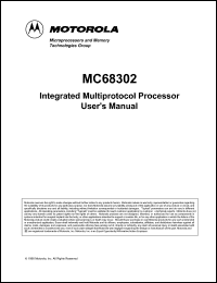 MC68302PV16 datasheet: Integrated multiprotocol processor, 16.67MHz, 5V MC68302PV16