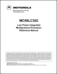 MC68LC302RC20 datasheet: Low power integrated multiprotocol processor, 20 MHz MC68LC302RC20