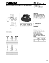 CC240650 datasheet: 600V, 50A fast recovery fast recovery common cathode diode CC240650