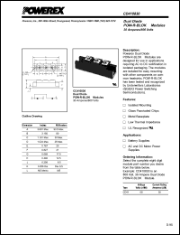 CD410830 datasheet: 800V, 30A general purpose dual diode CD410830