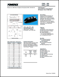 CD420890A datasheet: 800V, 90A general purpose dual diode CD420890A
