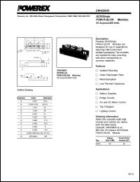 CM420855 datasheet: 800V, 55A general purpose scr/diode CM420855