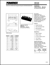 CM421290 datasheet: 1200V, 90A general purpose scr/diode CM421290