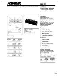 CM4216A2 datasheet: 1600V, 25A general purpose scr/diode CM4216A2