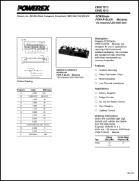 CM521613 datasheet: 1600V, 130A general purpose scr/diode CM521613