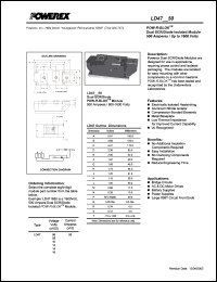 LD471250 datasheet: 1200V, 500A general purpose diode/scr diode LD471250