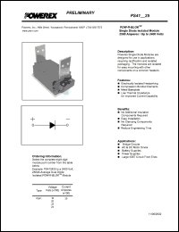 PS411225 datasheet: 1200V, 2500A general purpose single diode PS411225