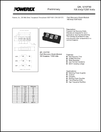 QRC1210T30 datasheet: 1200V, 100A fast recovery common cathode diode QRC1210T30