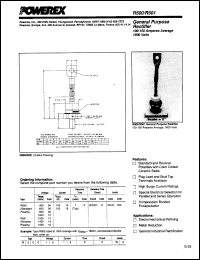 R5001410XXWA datasheet: 1400V, 100A general purpose single diode R5001410XXWA