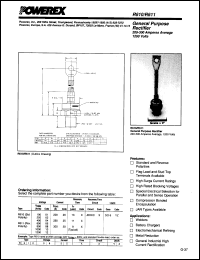 R6100230XXYZ datasheet: 200V, 300A general purpose single diode R6100230XXYZ